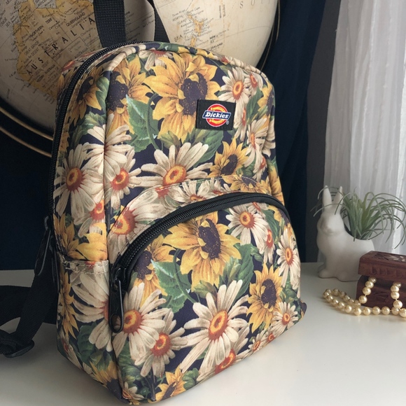 dickies sunflower mini backpack